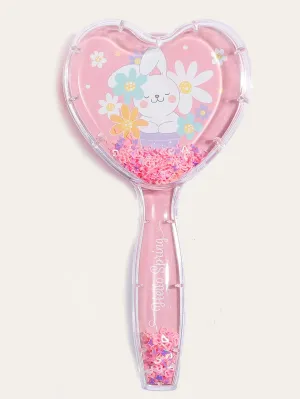 Rabbit Heart Shaped Hair Brush Detangling Hair Brush Detangler Brush Hair Comb