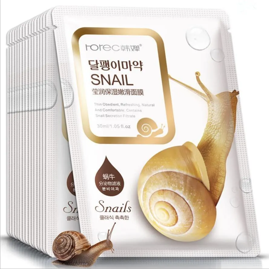 Snail Mucus Extract Moisturising Anti-aging Replenishing Oil Control Acne Sheet Mask