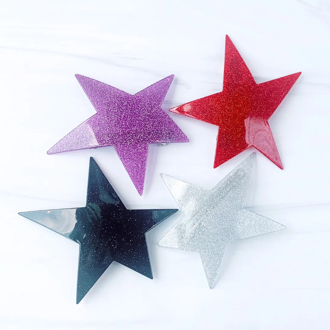 Sparkly Star Hair Barrette